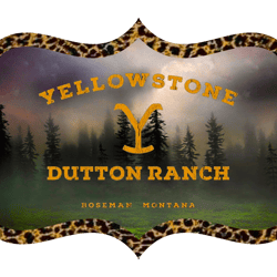 yellwostone Forest Dutton Ranch SVG, Yellowstone SVG, Cricut, Cut File, Clipart Instant Download