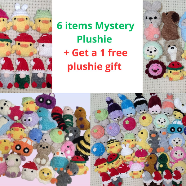 Random Surprise Mystery Fidget Box toys Crochet Plushie, random surprise set | Inspire ...