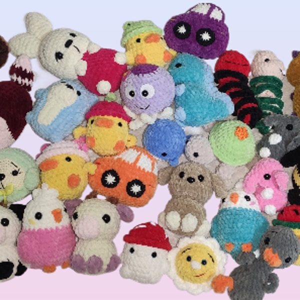 Random Surprise Mystery Fidget Box toys Crochet Plushie, random surprise set | Inspire ...