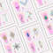 Crystal Nail Designs Nail Gem Placement Ideas Crystal Nail Art Templates Nail Art Practice Editable 3