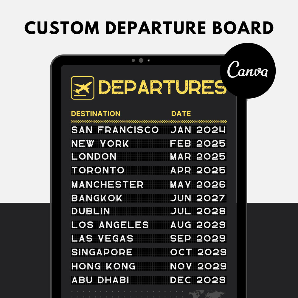 Airport Departure Board