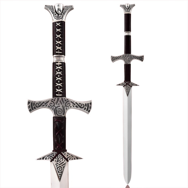 SKYRIM GREATSWORD Carbon Steel Hand Forged Two Handed Steel Skyrim Greatsword Christmas Gift Gift For Him 2