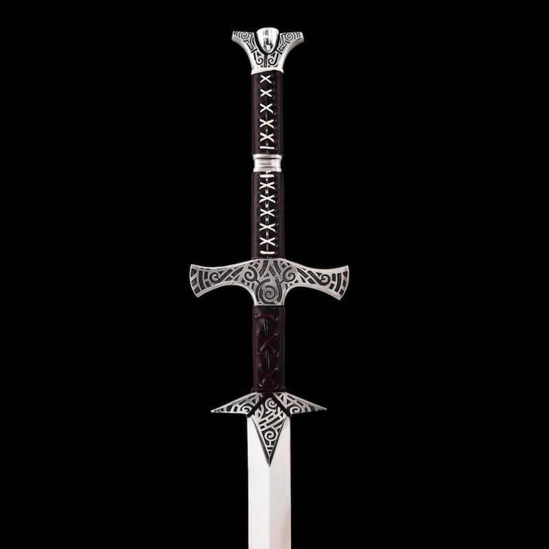 SKYRIM GREATSWORD Carbon Steel Hand Forged Two Handed Steel Skyrim Greatsword Christmas Gift Gift For Him 4