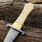 Beautiful Camel Bone Damascus Slim Dagger Hunting Knife Double Edge Gifts For Men Gift For Hunters Boyfriend Gift 1