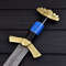 THE VIKING RAIDER Custom Hand Forged  Damascus Steel  Fierce Viking Warrior  Handmade Sword  Cosplay Sword 3