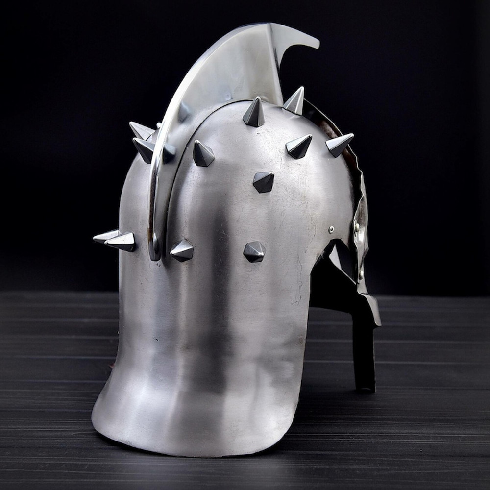 THE MAXIMUS GLADIATOR Hand Made Cosplay Gladiator Helmet Historical Reenactments Halloween Costume Helmet 2