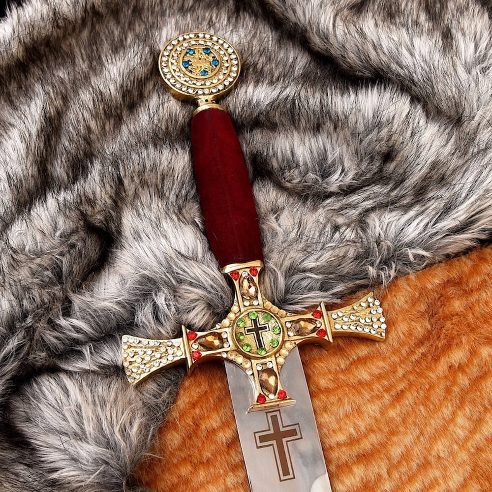 Custom Handmade J2 Carbon Steel Templar SwordHistorical SwordMuseum SwordKnights Swordbest Gift For HimChristmas Gi 0