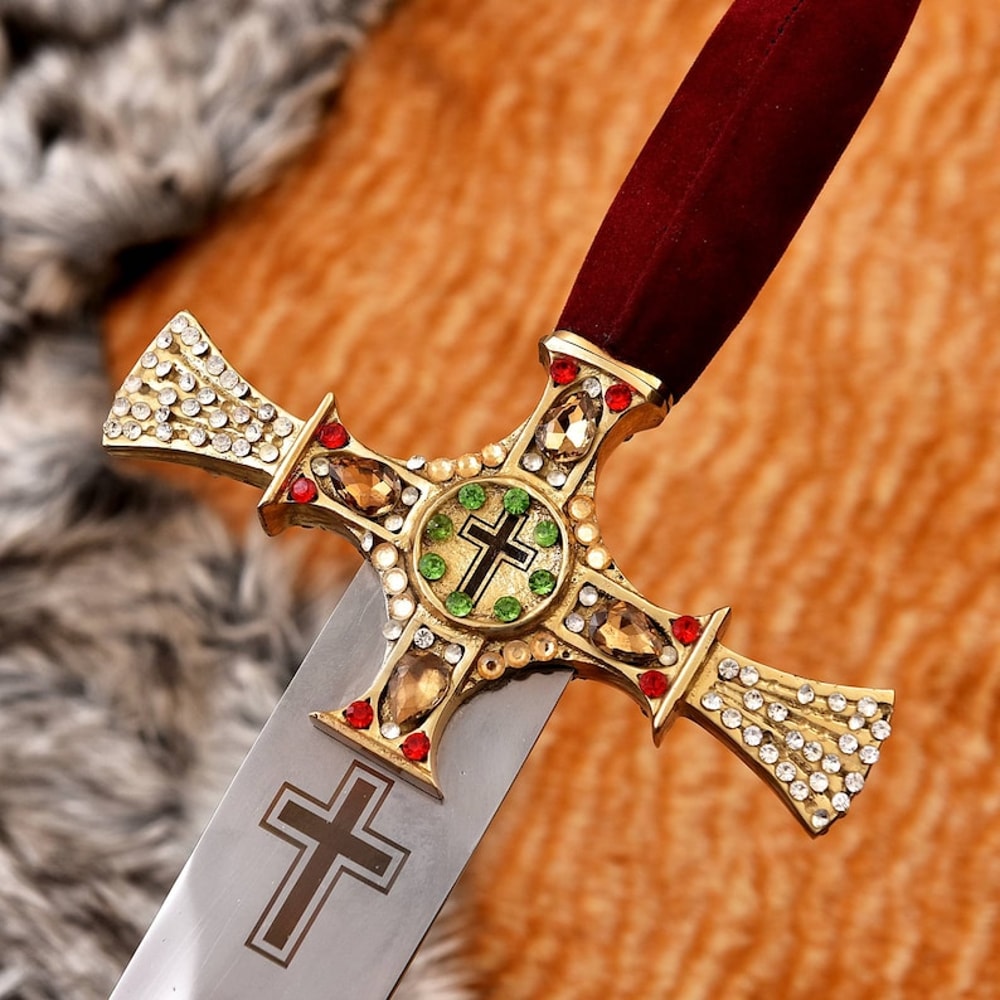 Custom Handmade J2 Carbon Steel Templar SwordHistorical SwordMuseum SwordKnights Swordbest Gift For HimChristmas Gi 1