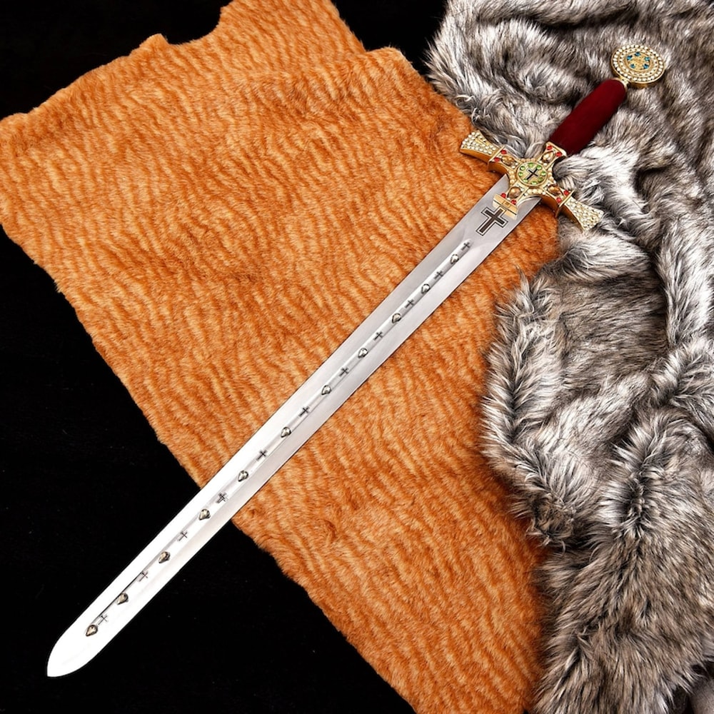 Custom Handmade J2 Carbon Steel Templar SwordHistorical SwordMuseum SwordKnights Swordbest Gift For HimChristmas Gi 3