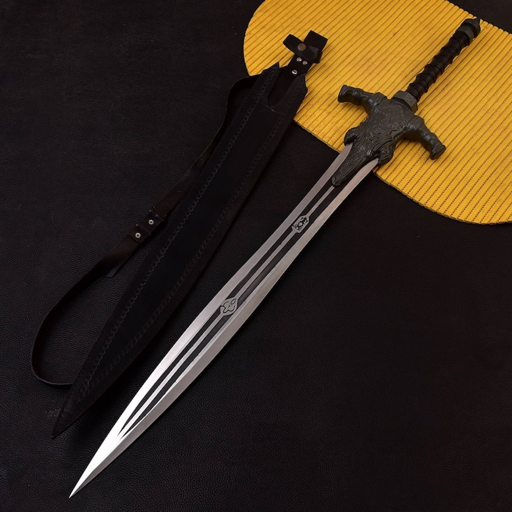 Custon Hand Forged 1095 Carbon Steel Dark Souls DS Artorias GreatSwordWolf Knights GreatSwordReplica SwordBest Gift 0