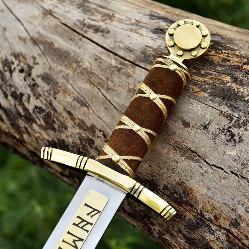 Custom Hand Forged J2 Carbon Steel Excalibur SwordViking SwordHandmade SwordReplica SwordSword Of MerlinBest Gift 1