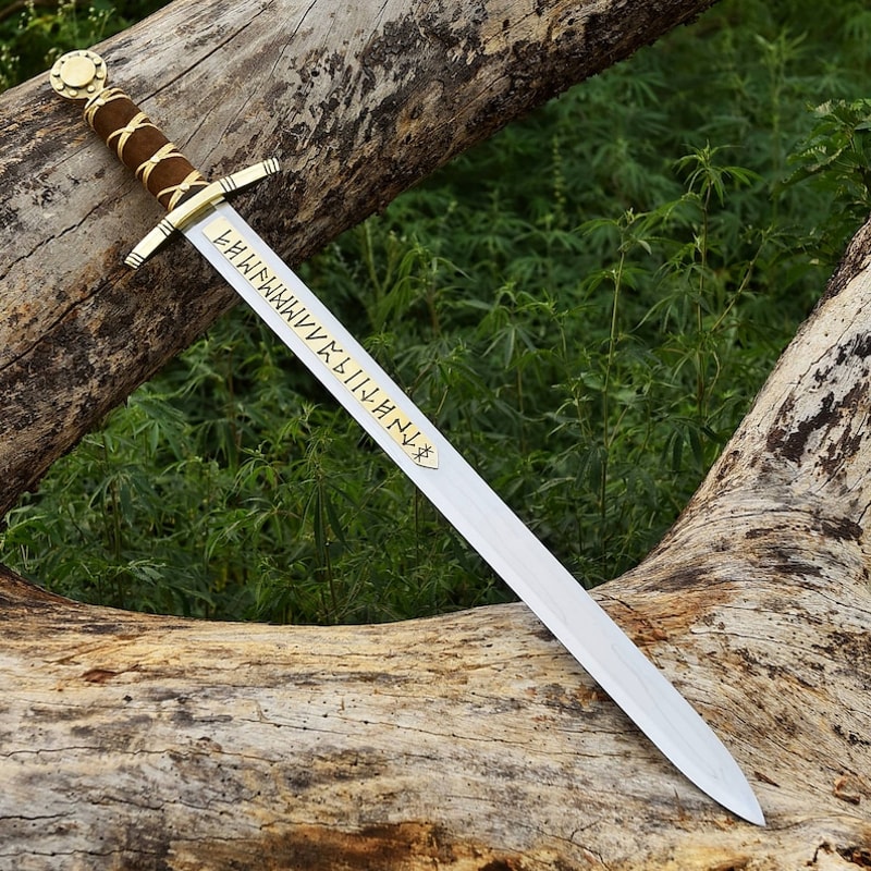 Custom Hand Forged J2 Carbon Steel Excalibur SwordViking SwordHandmade SwordReplica SwordSword Of MerlinBest Gift 3