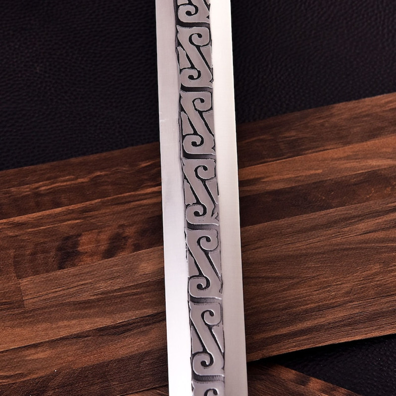 Custom Handmade J2 Carbon Steel SwordKingdom Of Heaven SwordKing Of Jerusalem SwordScabbard SwordWedding Gift 2