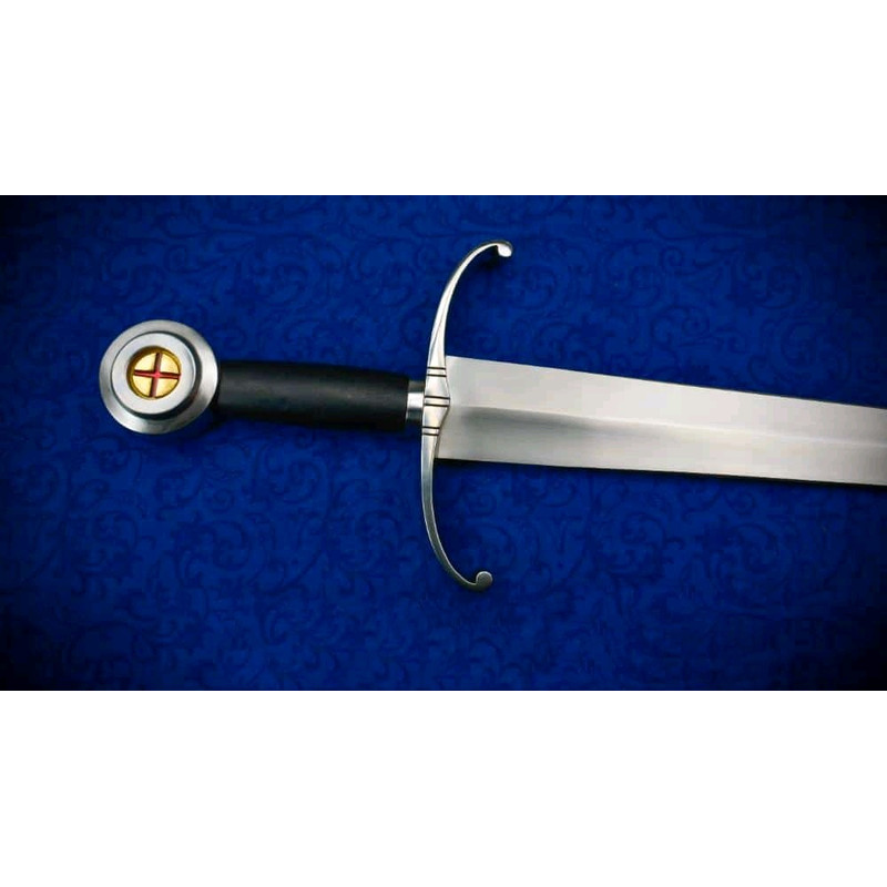 Handmade King Henry V Sword Medieval Sword High Carbon Steel Blade Silver Guard Wooden Grip I 3