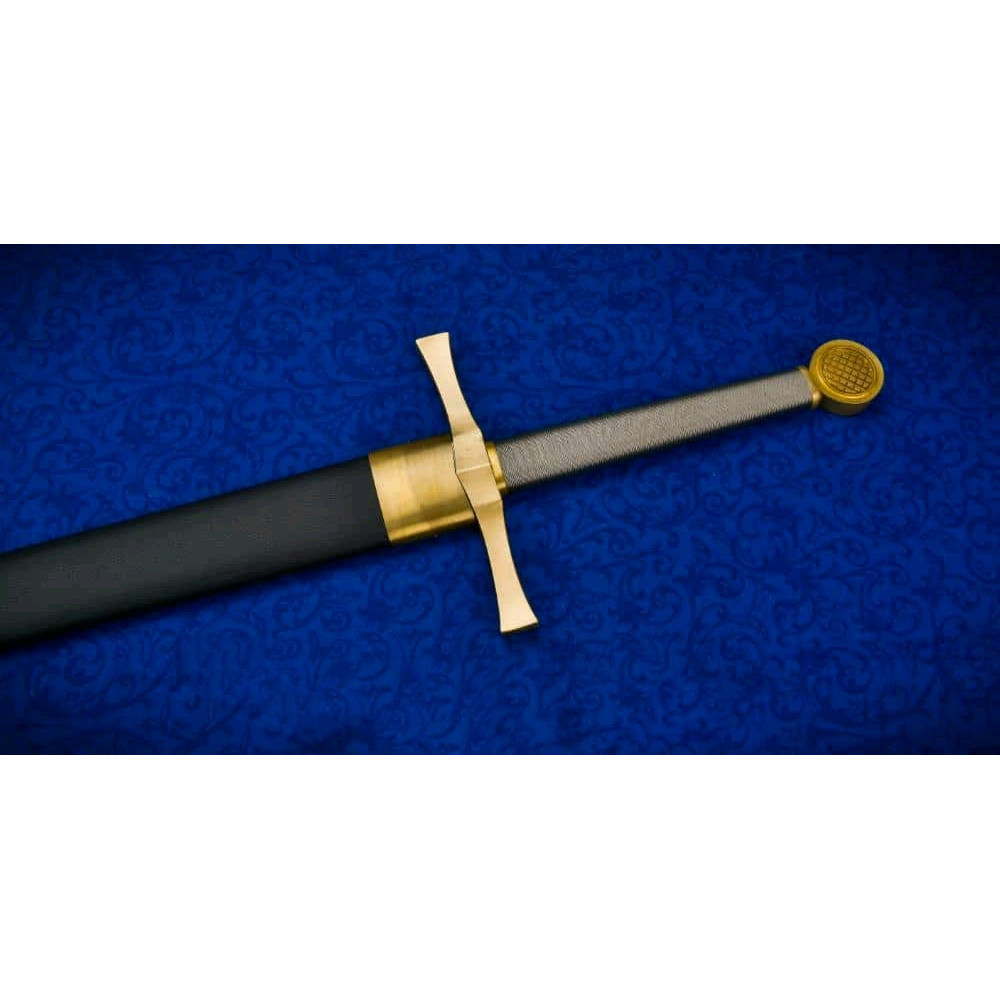 Legendary 43 Excalibur Sword Decorative Medieval Style Gold Accents High Carbon Steel Includes 7