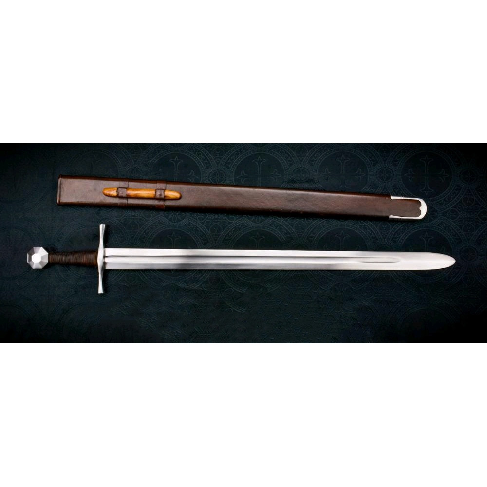12th Century Crusader Sword Holy Land Inspired Replica Medieval Style High Carbon Steel Blade Wi 1