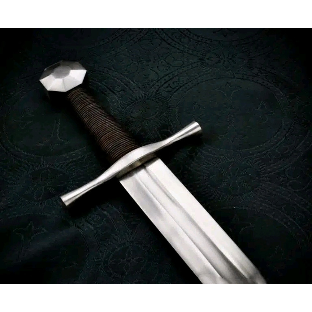 12th Century Crusader Sword Holy Land Inspired Replica Medieval Style High Carbon Steel Blade Wi 3