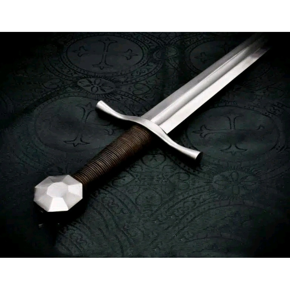 12th Century Crusader Sword Holy Land Inspired Replica Medieval Style High Carbon Steel Blade Wi 5
