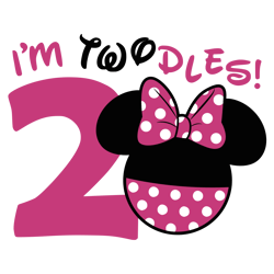 minnie mouse svg | i'm twodles minnie mouse svg png