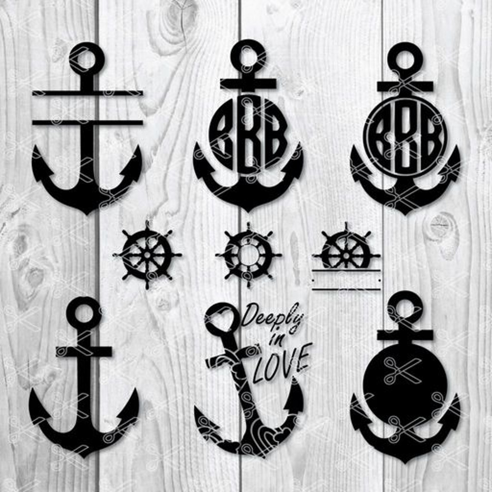 Anchor Bundle Svg, Anchor Svg, Anchor Clipart, Anchor Cricut Svg, Instant Download.jpg