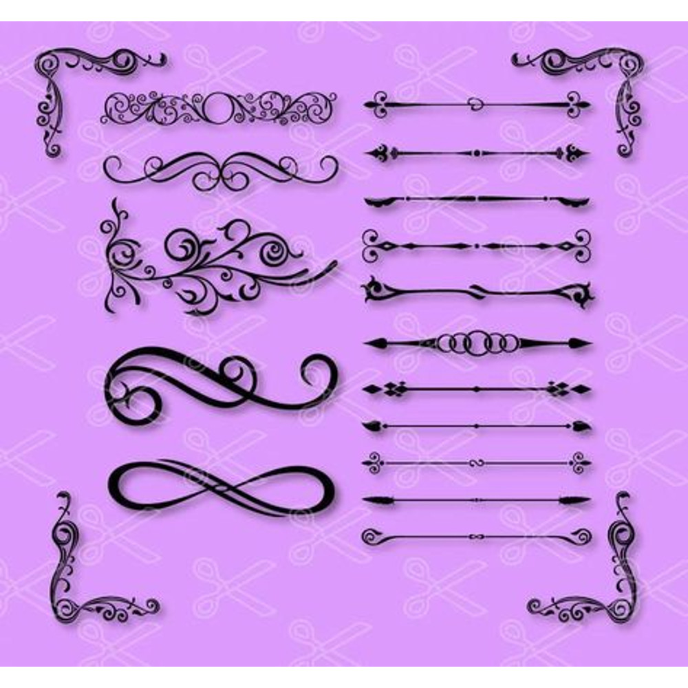 Decorative Divider Bundle Svg, Decorative Divider Svg, Decorative Divider Clipart, Decorative Divider Instant Download.jpg