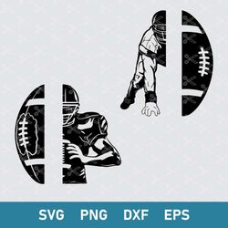 Football Player Svg, American Football Player Svg, Football Svg, Sport Svg, Png Dxf Eps File