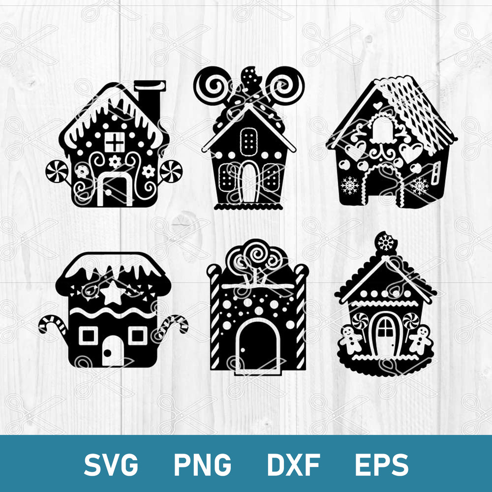 House Christmas Svg, Gingerbread Svg, Xmas Svg, Christmas Svg, Png Dxf Eps Digital File.jpeg