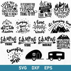 Mega Camping Bundle Svg, Camping Svg, Camping Time Svg, Camping Aquad Svg, Png Eps File