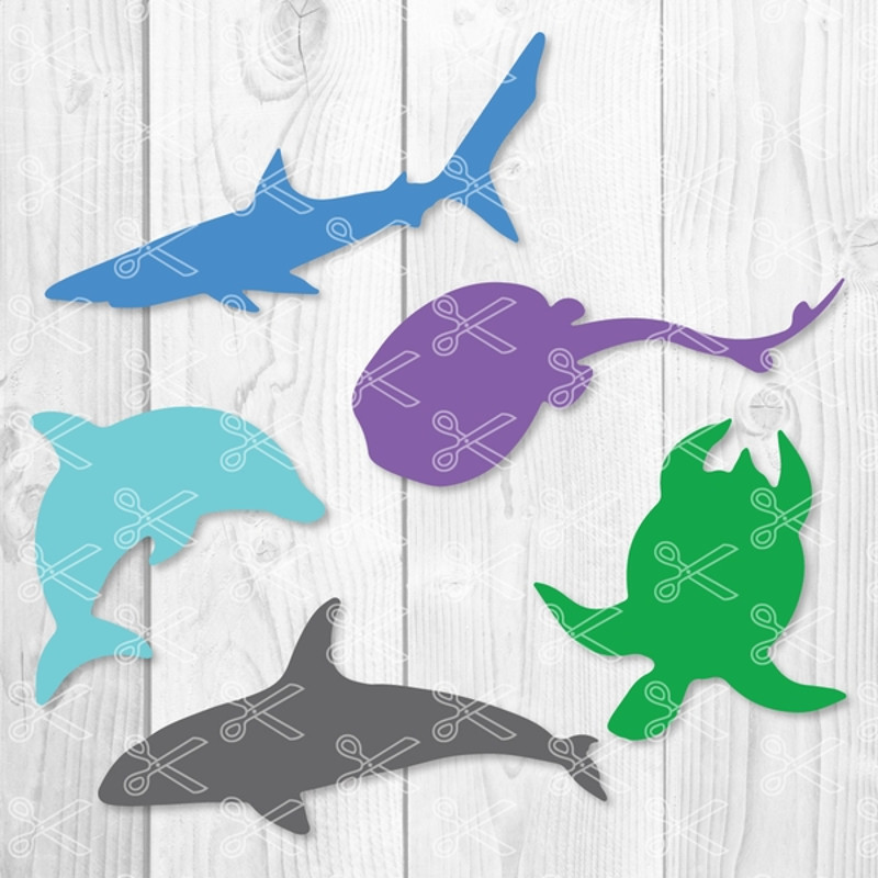Sea Animal Bundle Svg, Sea Animal Svg, Sea Animal Clipart, Sea Animal Cricut Svg, Instant Download.jpg
