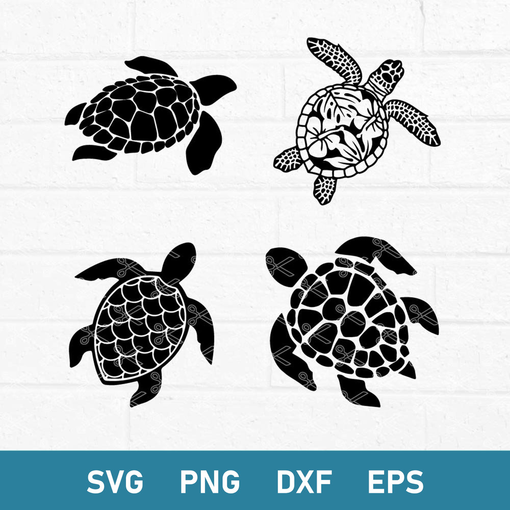 Sea Turtle Bundle Svg, Sea Turtle Svg, Turtle Svg, Animal Svg, Png DXf Eps Digital File.jpeg