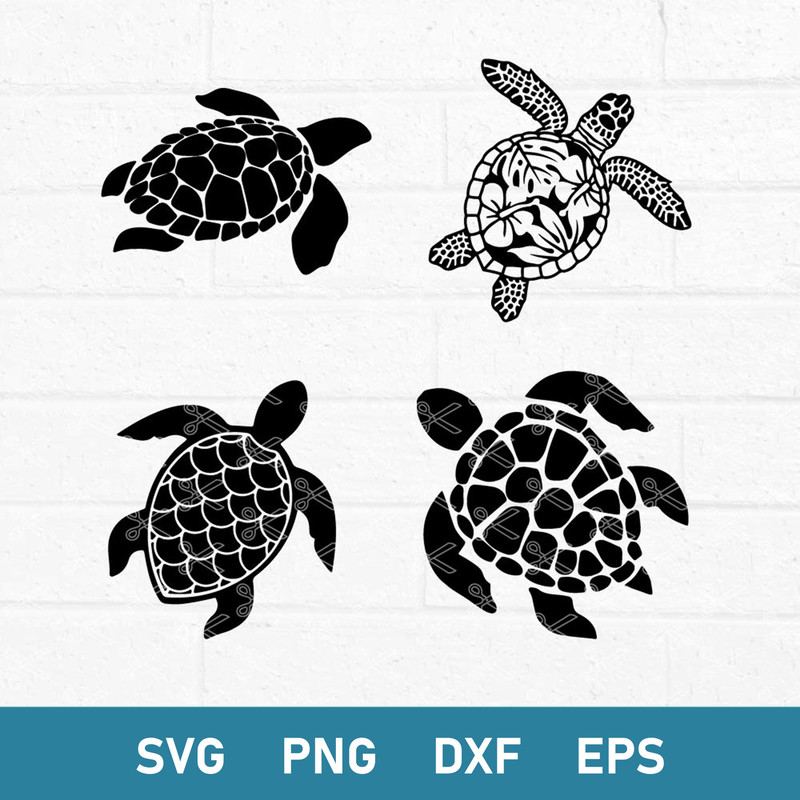 Sea Turtle Bundle Svg, Sea Turtle Svg, Turtle Svg, Animal Svg, Png DXf Eps Digital File.jpeg
