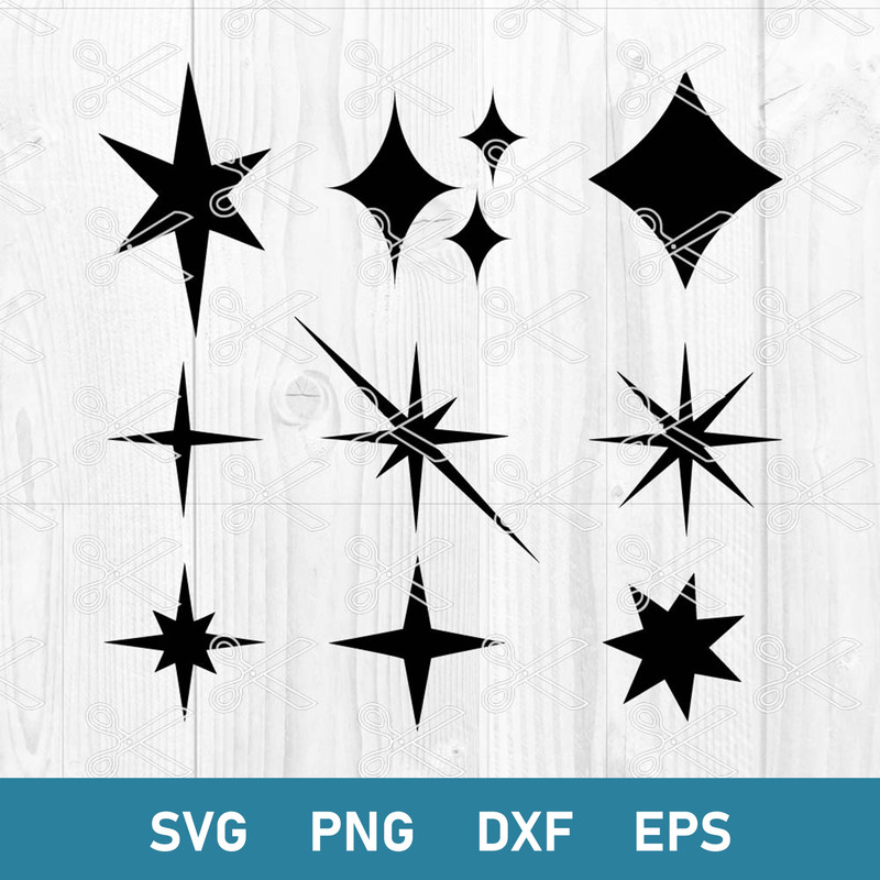 Sparkle Bundle Svg, Sparkle Svg, Star Svg, Glitter Svg, Shine Svg, Png Dxf Eps Digital File.jpeg