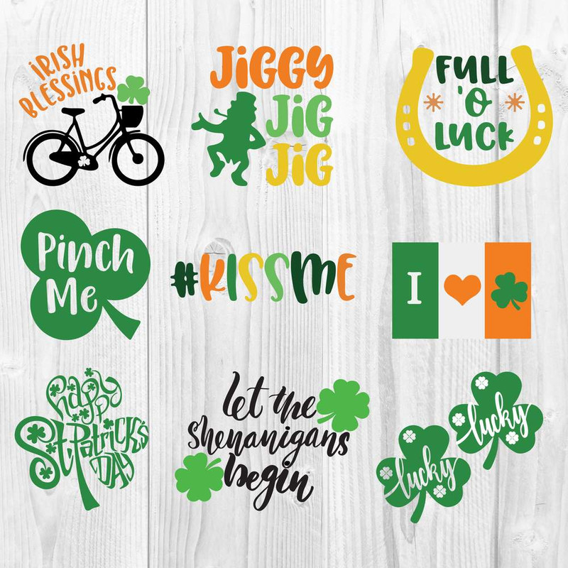 St Patrick's Day Bundle Svg, Patricks Day Svg, Saint Patricks Day Svg, Png Dxf Eps File.jpg