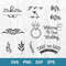 wedding Bundle Svg, Wedding Svg, Wedding Monogram Svg, Ring Svg, Png Dxf Eps File.jpg