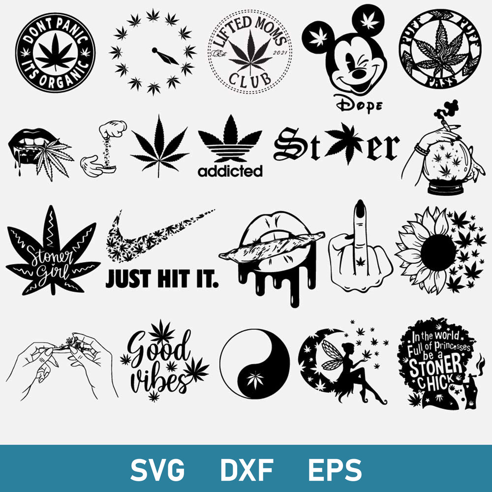 Weed Svg, Marijuana Svg, Cannabis Svg, Smoke Svg, Rolling Tray Svg, Blunt Svg, Dxf Eps File.jpg