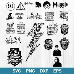Wizards Bundle Svg, Wizards Svg, Harry Potter Svg, Magic Wizards Svg, Png Dxf Eps Digital File