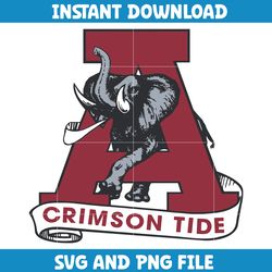 alabama crimson tide svg, alabama logo svg, alabama crimson tide university, ncaa svg, ncaa teams svg (11)