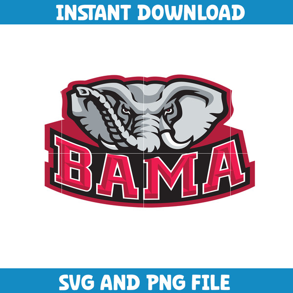 Alabama Crimson Tide Svg, Alabama logo svg, Alabama Crimson Tide University, NCAA Svg, Ncaa Teams Svg (31).png