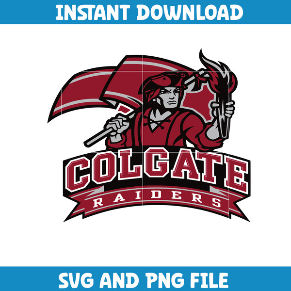 Colgate Raiders University Svg, Colgate Raiders logo svg, Colgate Raiders University, NCAA Svg, Ncaa Teams Svg (3).png