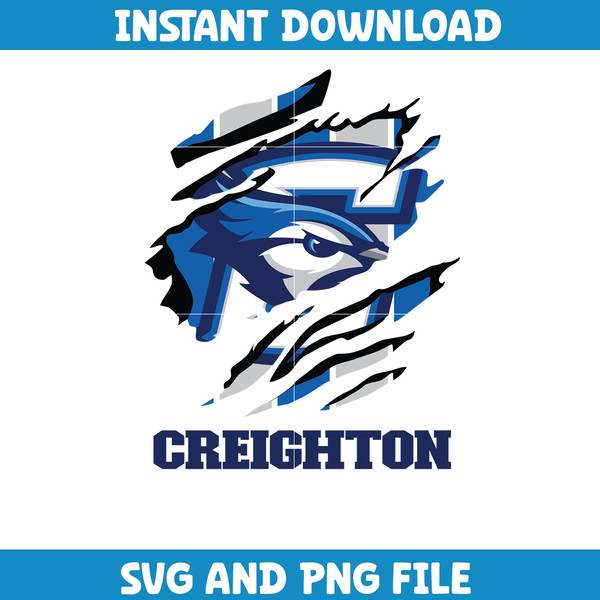 Creighton Bluejays Svg, Creighton Bluejays logo svg, Creighton Bluejays University, NCAA Svg, Ncaa Teams Svg (22).png