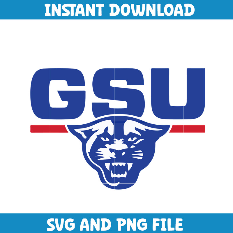 georgia state panthers Svg, georgia state panthers logo svg, georgia state panthers University, NCAA Svg, sport svg (6).png
