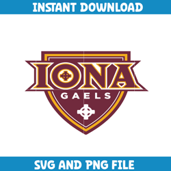 Iona gaels Svg, Iona gaels logo svg, IIona gaels University svg, NCAA Svg, sport svg, digital download (1)