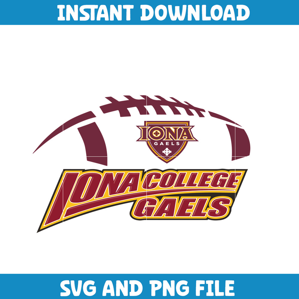 Iona gaels Svg, Iona gaels logo svg, IIona gaels University svg, NCAA Svg, sport svg, digital download (53).png