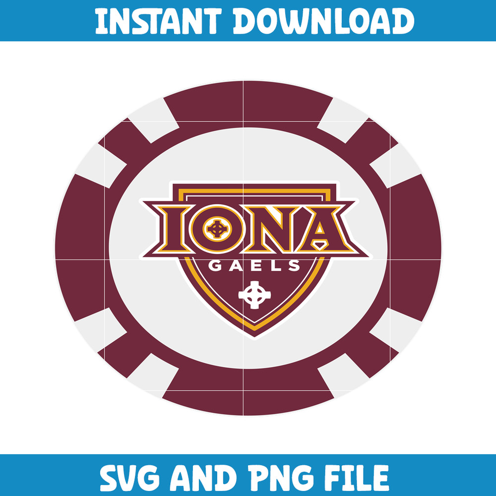Iona gaels Svg, Iona gaels logo svg, IIona gaels University svg, NCAA Svg, sport svg, digital download (79).png