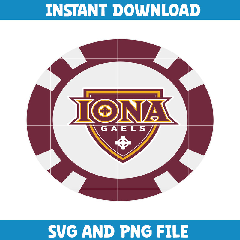 Iona gaels Svg, Iona gaels logo svg, IIona gaels University svg, NCAA Svg, sport svg, digital download (79).png
