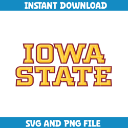 Iowa State  Svg, Iowa State  logo svg, Iowa State  University svg, NCAA Svg, sport svg (50)