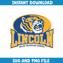 Lincoln ncaa Svg, Lincoln University logo svg, Lincoln University svg, NCAA Svg, sport svg (11)