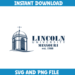 Lincoln ncaa Svg, Lincoln University logo svg, Lincoln University svg, NCAA Svg, sport svg (15)