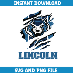 Lincoln ncaa Svg, Lincoln University logo svg, Lincoln University svg, NCAA Svg, sport svg (22)