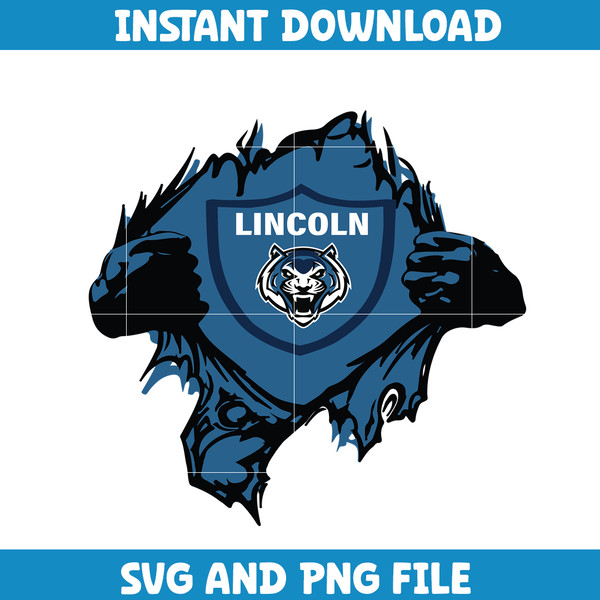Lincoln ncaa Svg, Lincoln University logo svg, Lincoln University svg, NCAA Svg, sport svg (41).png